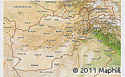 Satellite 3D Map of Afghanistan