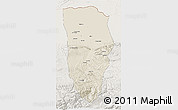 Shaded Relief 3D Map of Balkh, lighten
