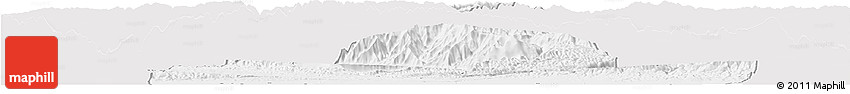 Silver Style Horizon Map of Balkh, single color outside