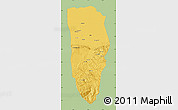 Savanna Style Map of Balkh, single color outside
