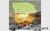 Physical Panoramic Map of Balkh, darken, semi-desaturated