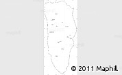 Blank Simple Map of Balkh, cropped outside