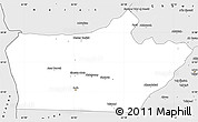 Silver Style Simple Map of Farah