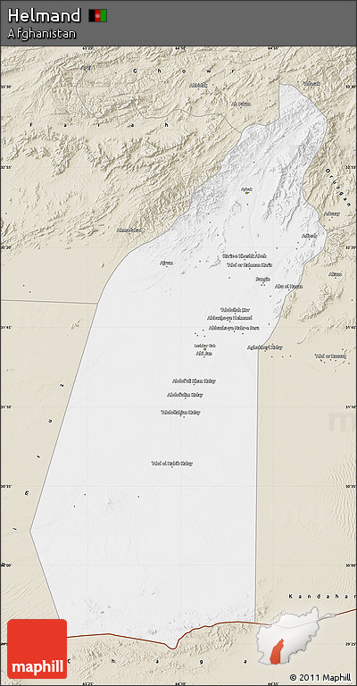Classic Style Map of Helmand