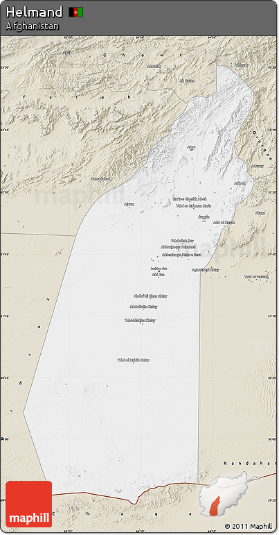Classic Style Map of Helmand