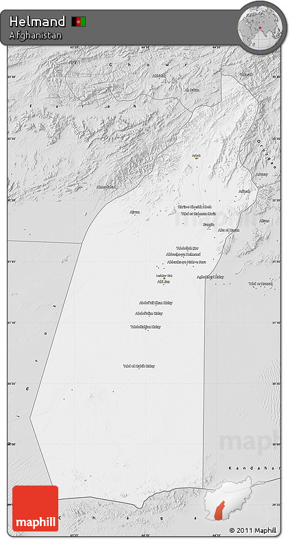 Silver Style Map of Helmand