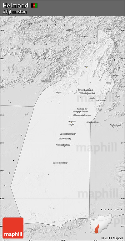 Silver Style Map of Helmand