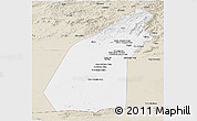 Classic Style Panoramic Map of Helmand