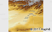 Physical Panoramic Map of Helmand