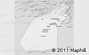 Silver Style Panoramic Map of Helmand