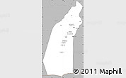 Gray Simple Map of Helmand