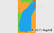 Political Simple Map of Helmand