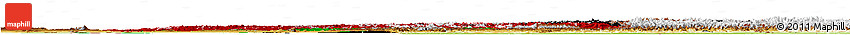 Flag Horizon Map of Afghanistan, physical outside, bathymetry sea, flag rotated