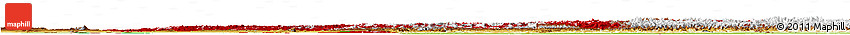 Flag Horizon Map of Afghanistan, physical outside, flag aligned to the middle