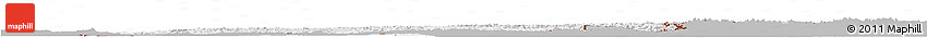 Gray Horizon Map of Afghanistan, single color outside