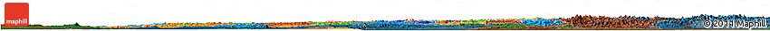 Political Horizon Map of Afghanistan, darken