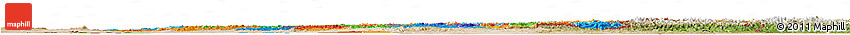 Political Horizon Map of Afghanistan, satellite outside, bathymetry sea