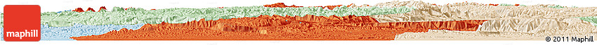 Political Horizon Map of Jowzjan, lighten