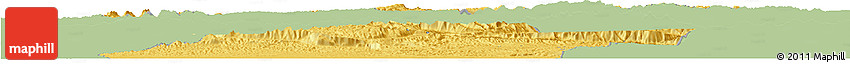 Savanna Style Horizon Map of Jowzjan, single color outside