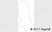 Blank Simple Map of Jowzjan, cropped outside, no labels