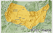 Savanna Style 3D Map of Kabul