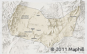 Shaded Relief 3D Map of Kabul, lighten