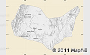 Classic Style Map of Kabul, single color outside