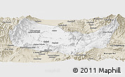 Classic Style Panoramic Map of Kabul