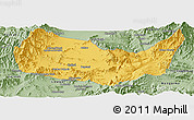 Savanna Style Panoramic Map of Kabul