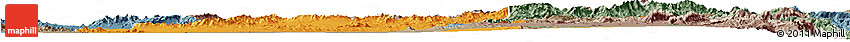 Political Horizon Map of Kandahar, semi-desaturated