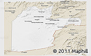 Classic Style Panoramic Map of Kandahar