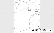 Blank Simple Map of Kandahar