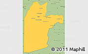 Savanna Style Simple Map of Kandahar