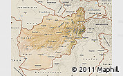 Satellite Map of Afghanistan, shaded relief outside