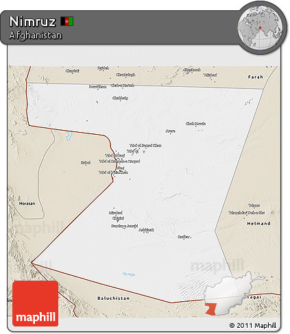 Classic Style 3D Map of Nimruz