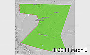 Political 3D Map of Nimruz, lighten, desaturated
