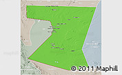 Political 3D Map of Nimruz, lighten, semi-desaturated