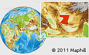 Physical Location Map of Nimruz