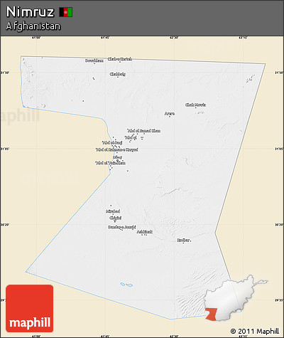 Classic Style Map of Nimruz, single color outside