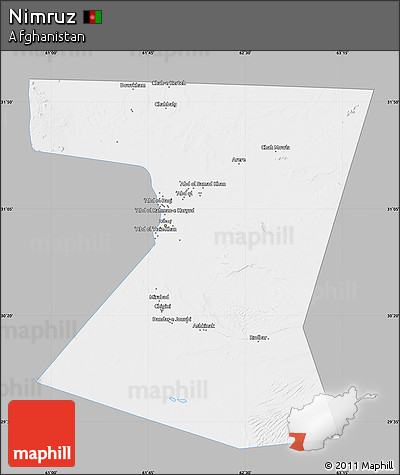 Gray Map of Nimruz, single color outside