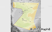 Physical Map of Nimruz, desaturated