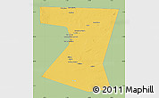Savanna Style Map of Nimruz, single color outside