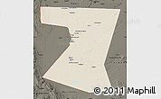Shaded Relief Map of Nimruz, darken