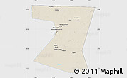 Shaded Relief Map of Nimruz, single color outside