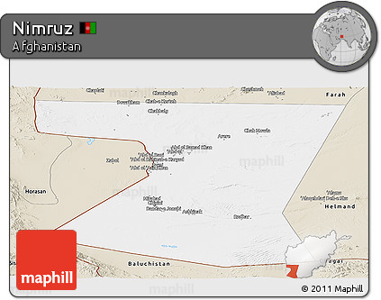 Classic Style Panoramic Map of Nimruz