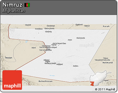 Classic Style Panoramic Map of Nimruz