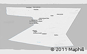 Gray Panoramic Map of Nimruz, single color outside
