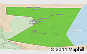 Political Panoramic Map of Nimruz, lighten