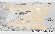 Satellite Panoramic Map of Nimruz, desaturated