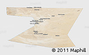 Satellite Panoramic Map of Nimruz, single color outside